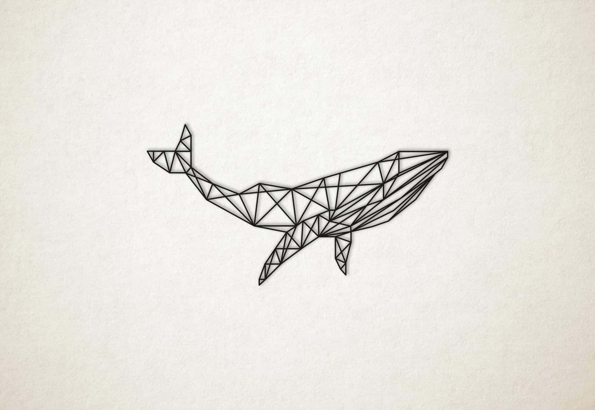 Line art walvis