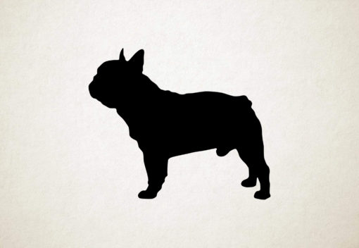 Silhouette hond - French Bulldog - Franse bulldog
